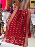Green mango saree