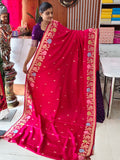 Green mango saree
