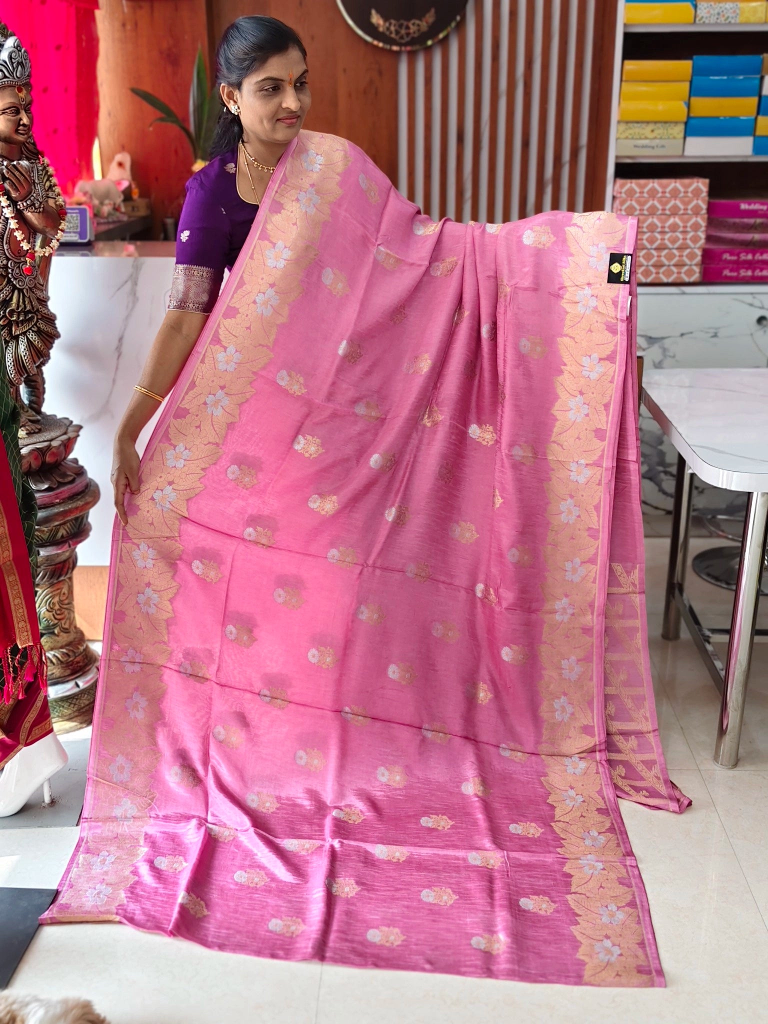 Chinon georgette saree