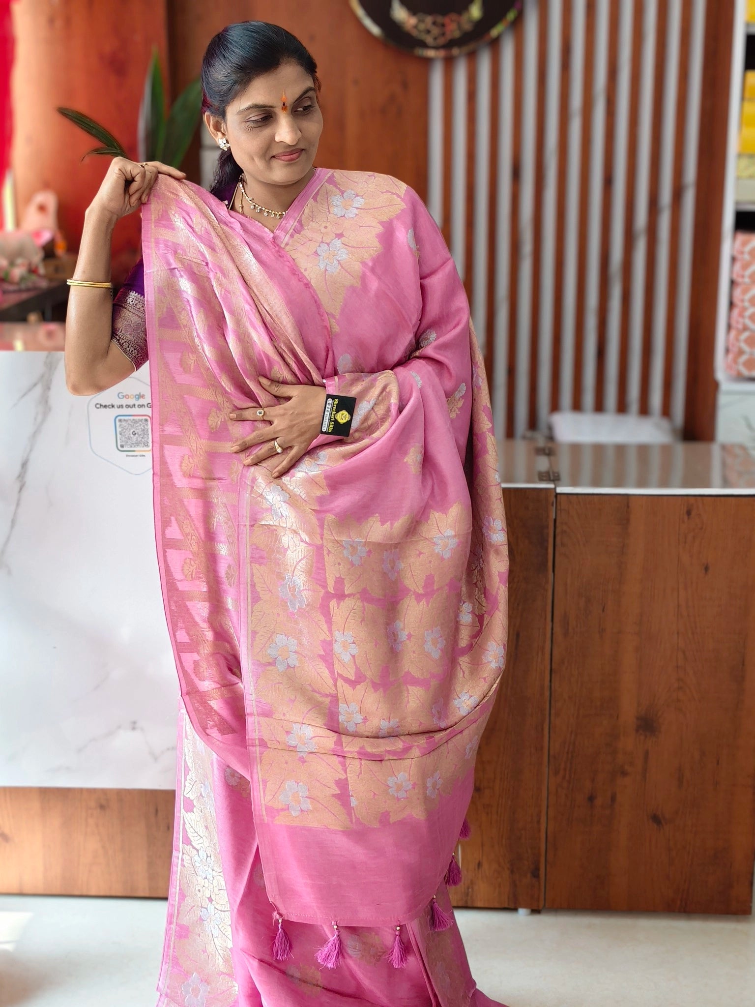 Chinon georgette saree