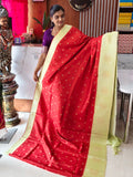 Green mango saree