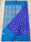 Pochampally ikkat silk saree (silk mark certified)