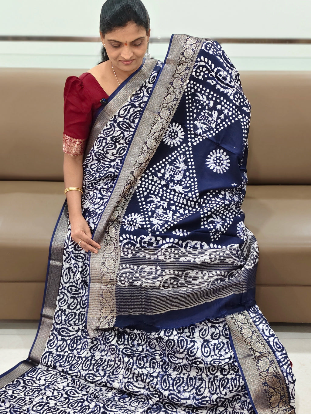 Bothic designer saree