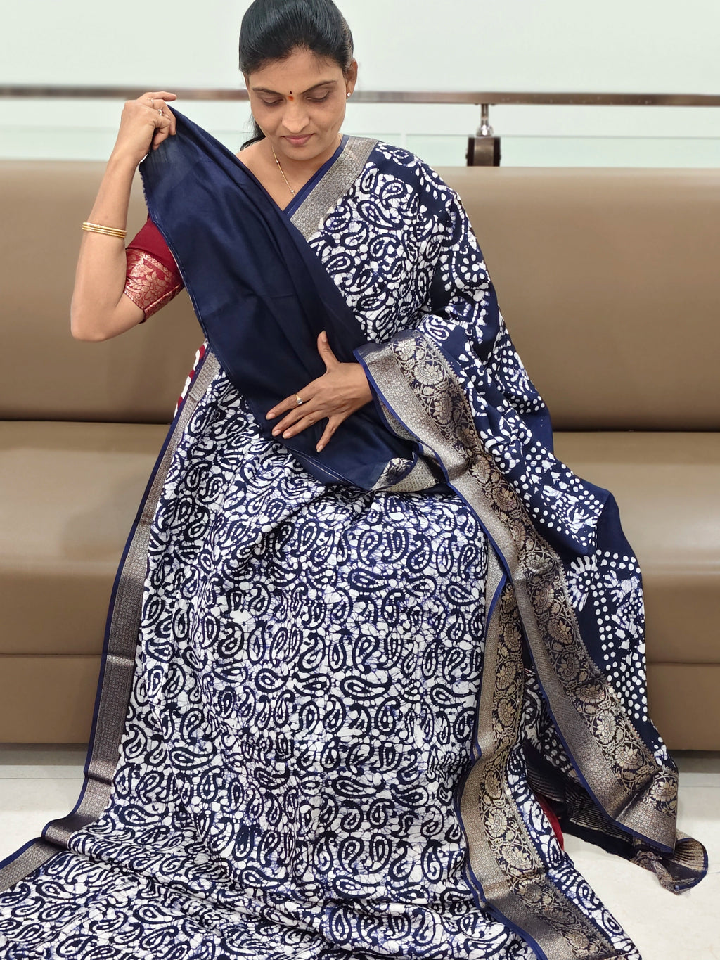 Bothic designer saree