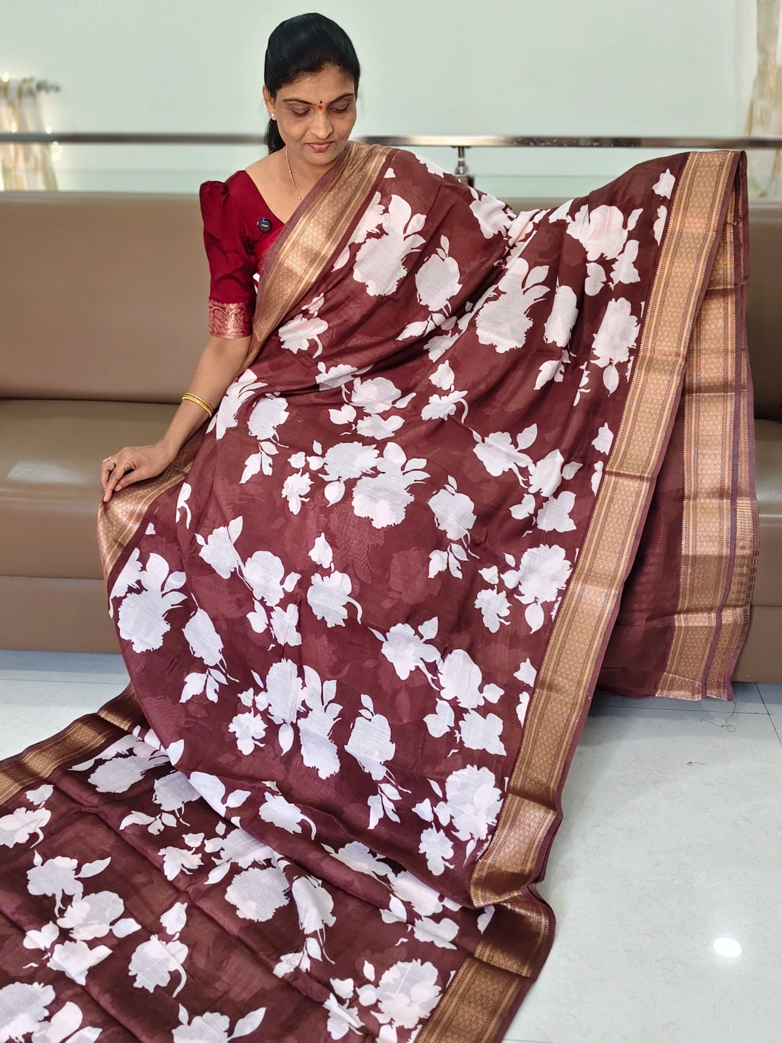 Binny Crepe saree