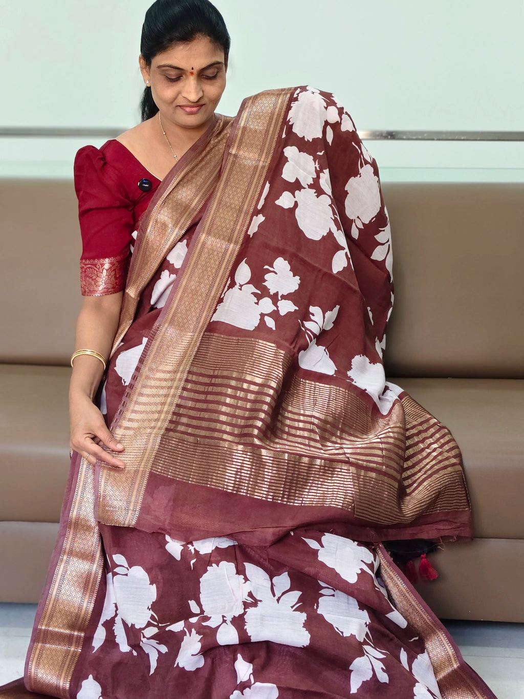 Binny Crepe saree