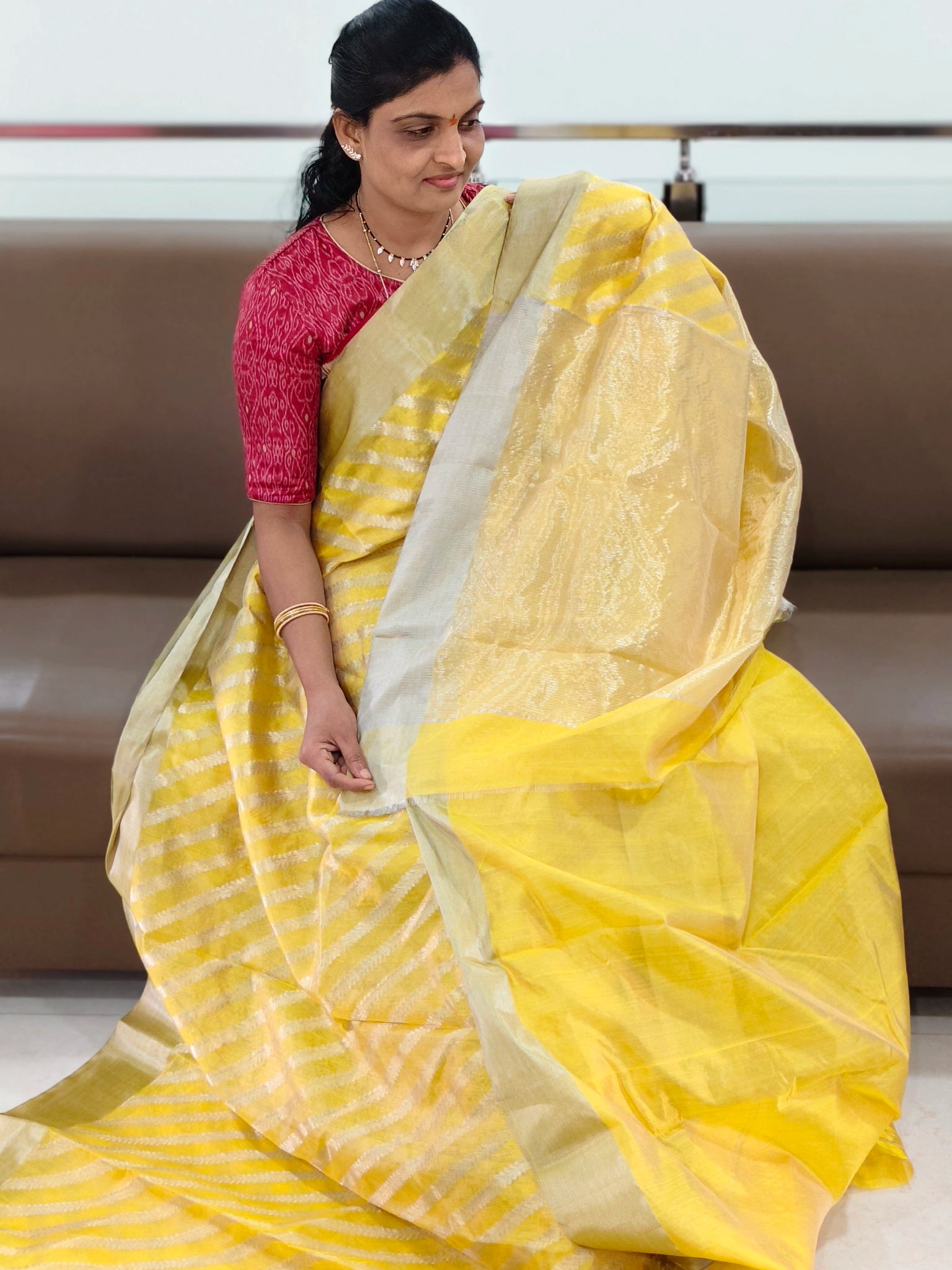 Chanderi Pattu saree