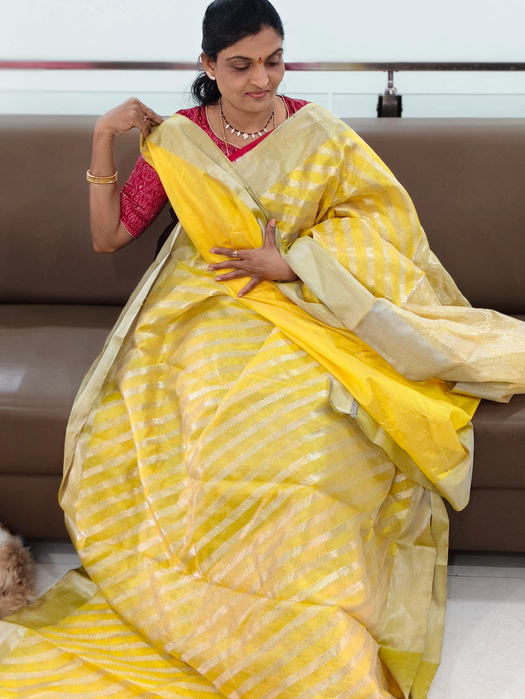 Chanderi Pattu saree