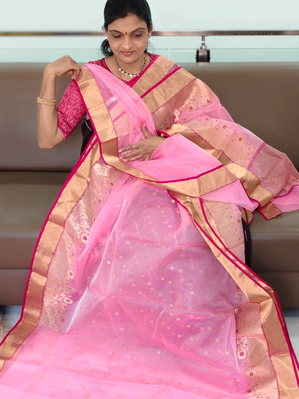 Chanderi Pattu saree