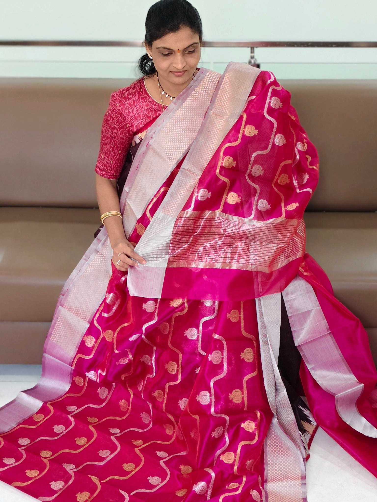 Chanderi Pattu saree