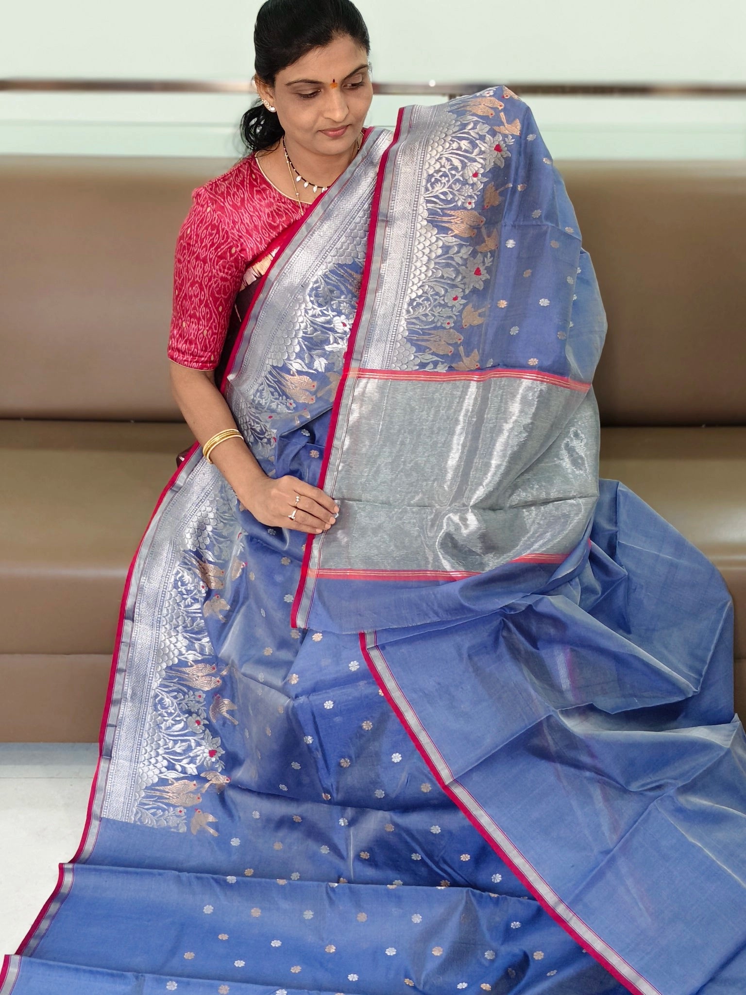 Chanderi Pattu saree