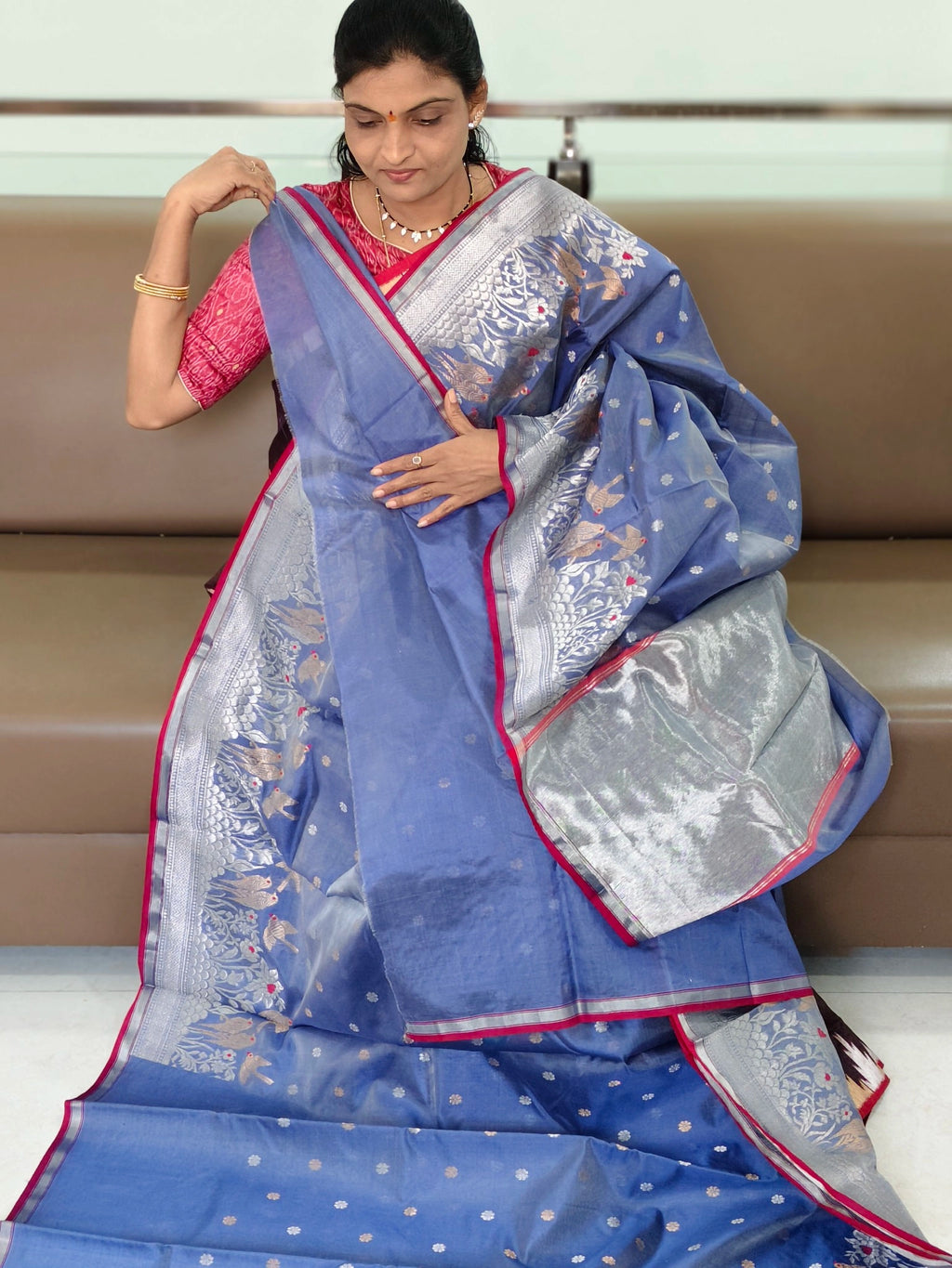 Chanderi Pattu saree