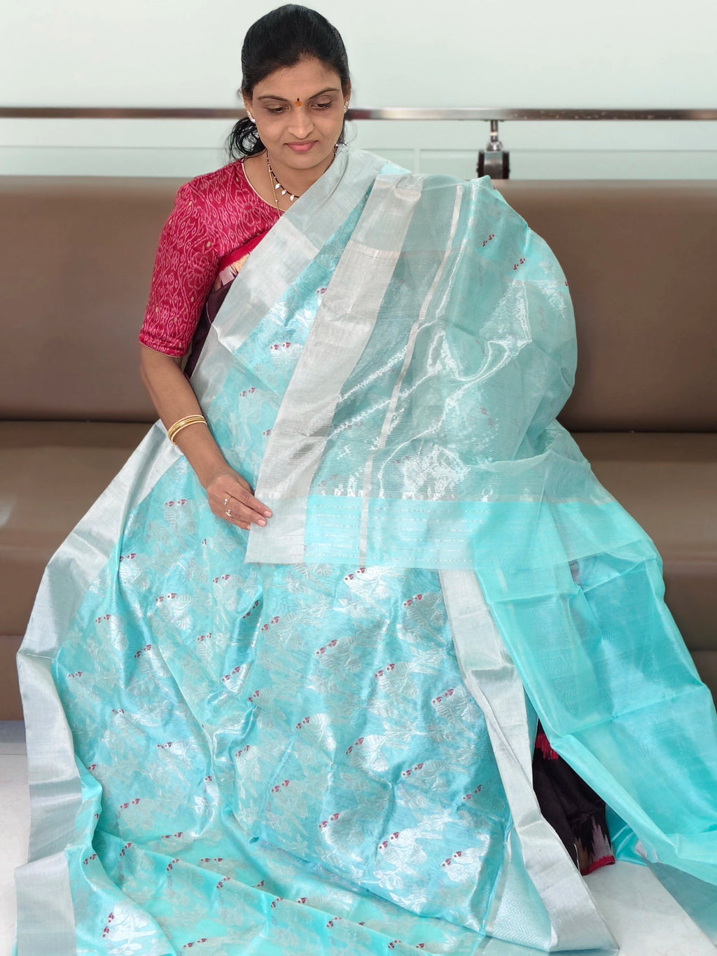 Chanderi Pattu saree
