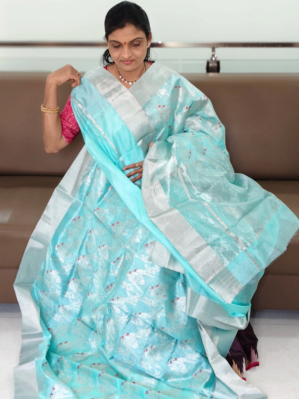Chanderi Pattu saree
