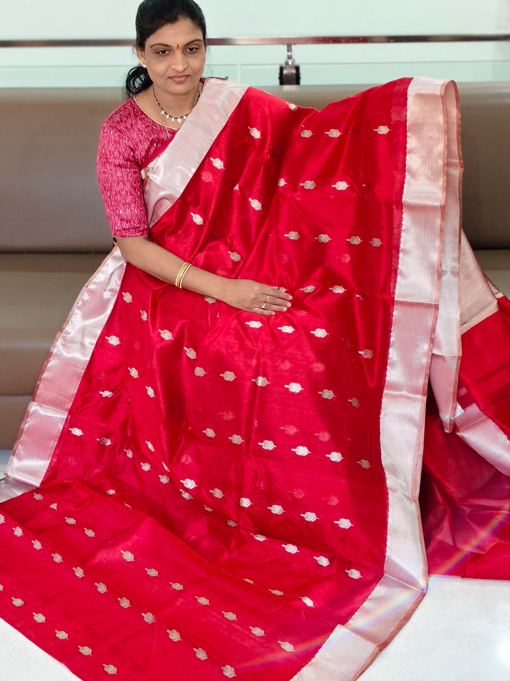 Chanderi Pattu saree