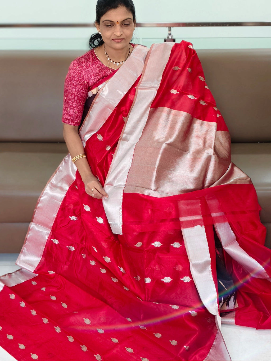 Chanderi Pattu saree