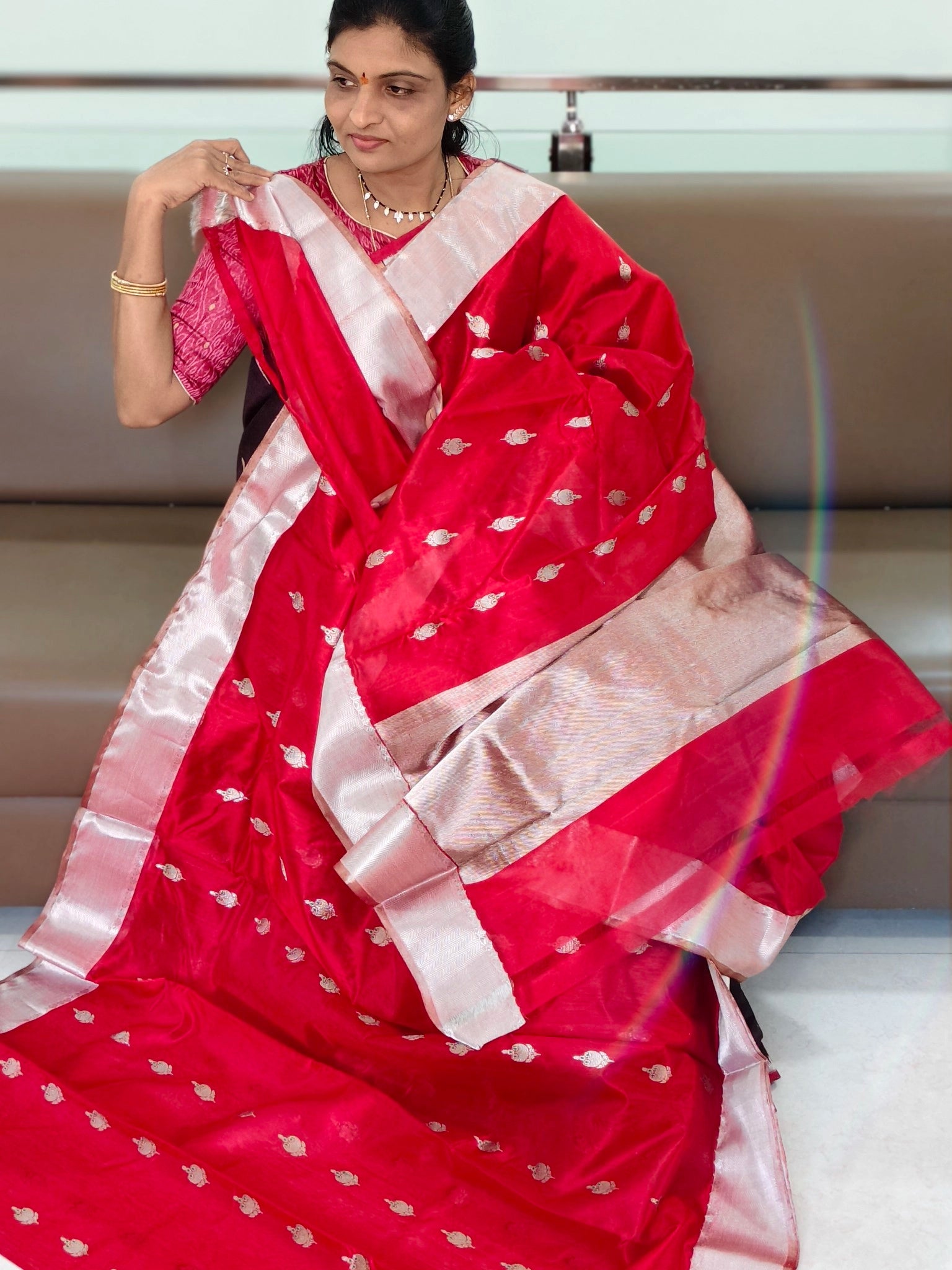 Chanderi Pattu saree