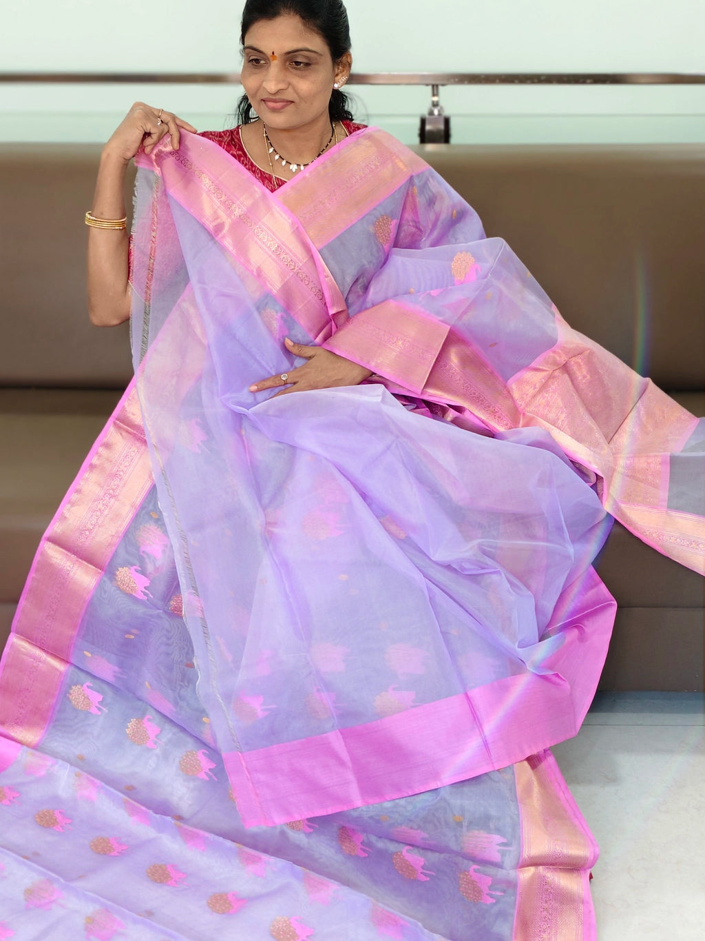 Chanderi Pattu saree