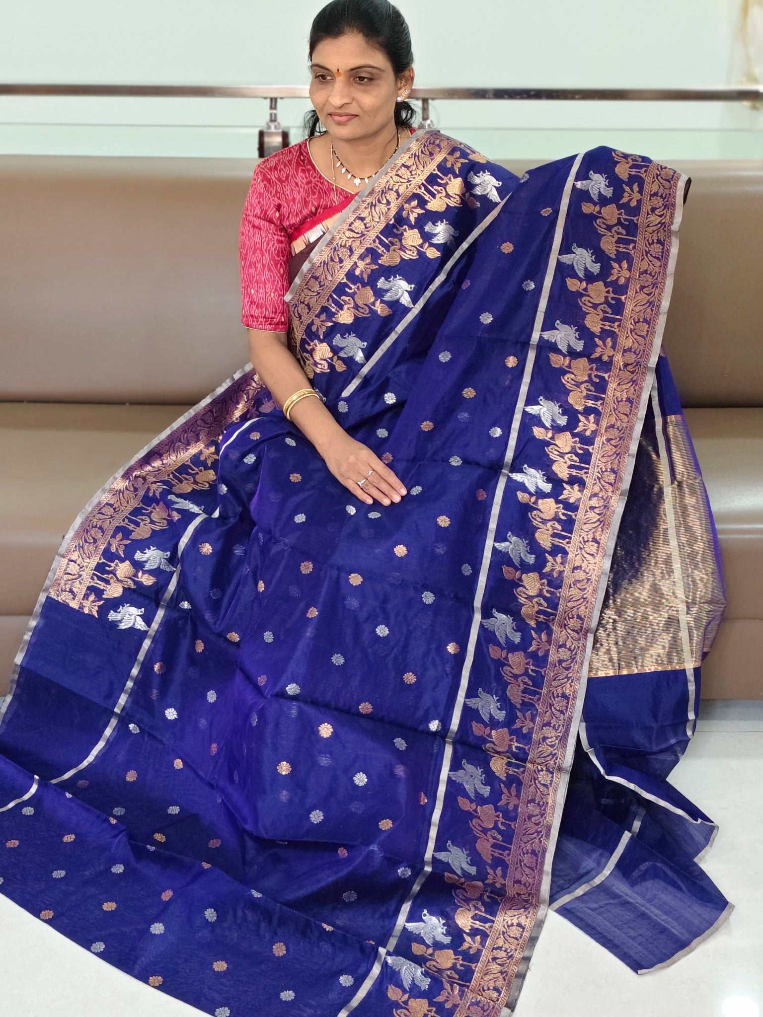 Chanderi Pattu saree