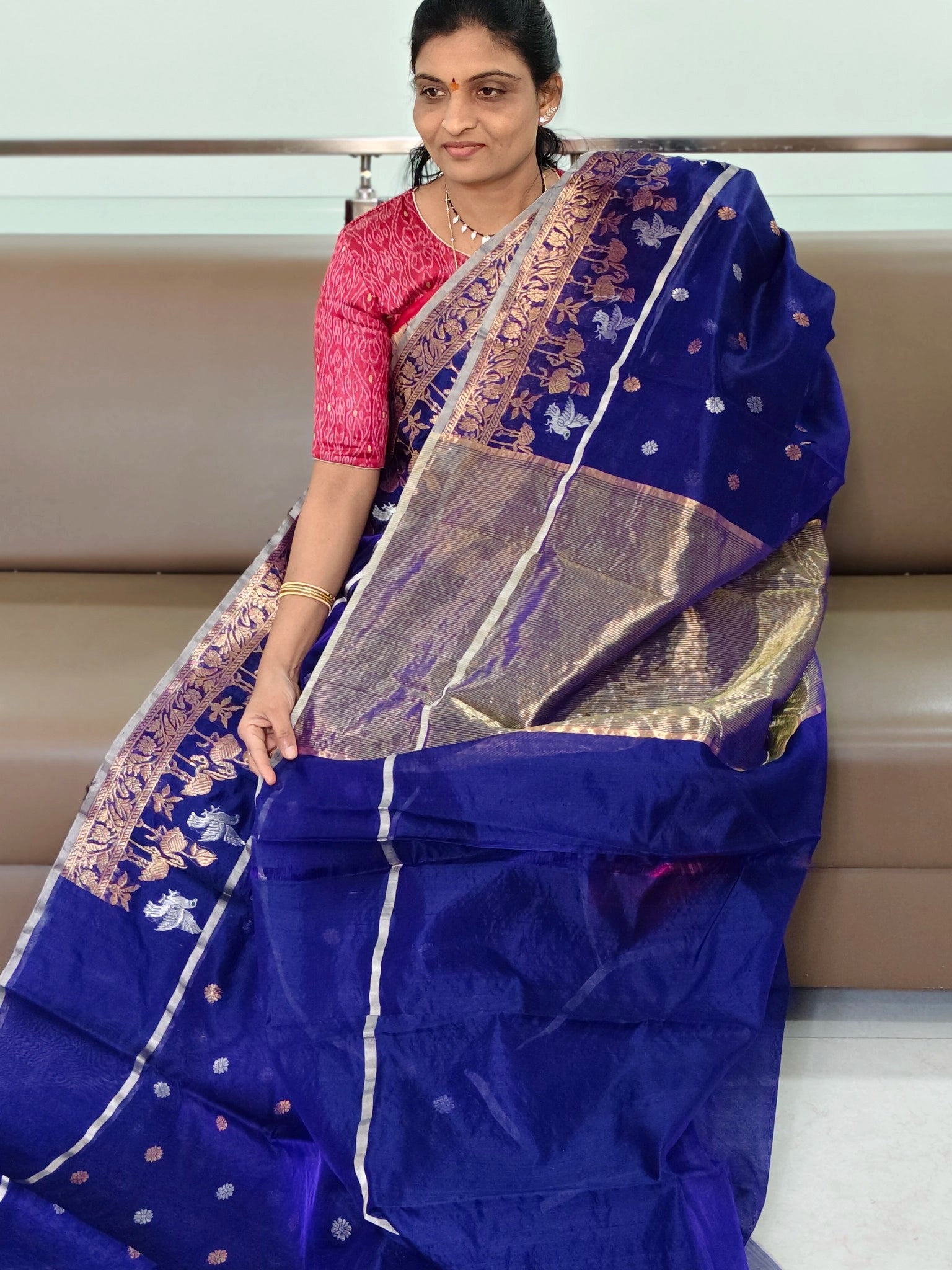 Chanderi Pattu saree