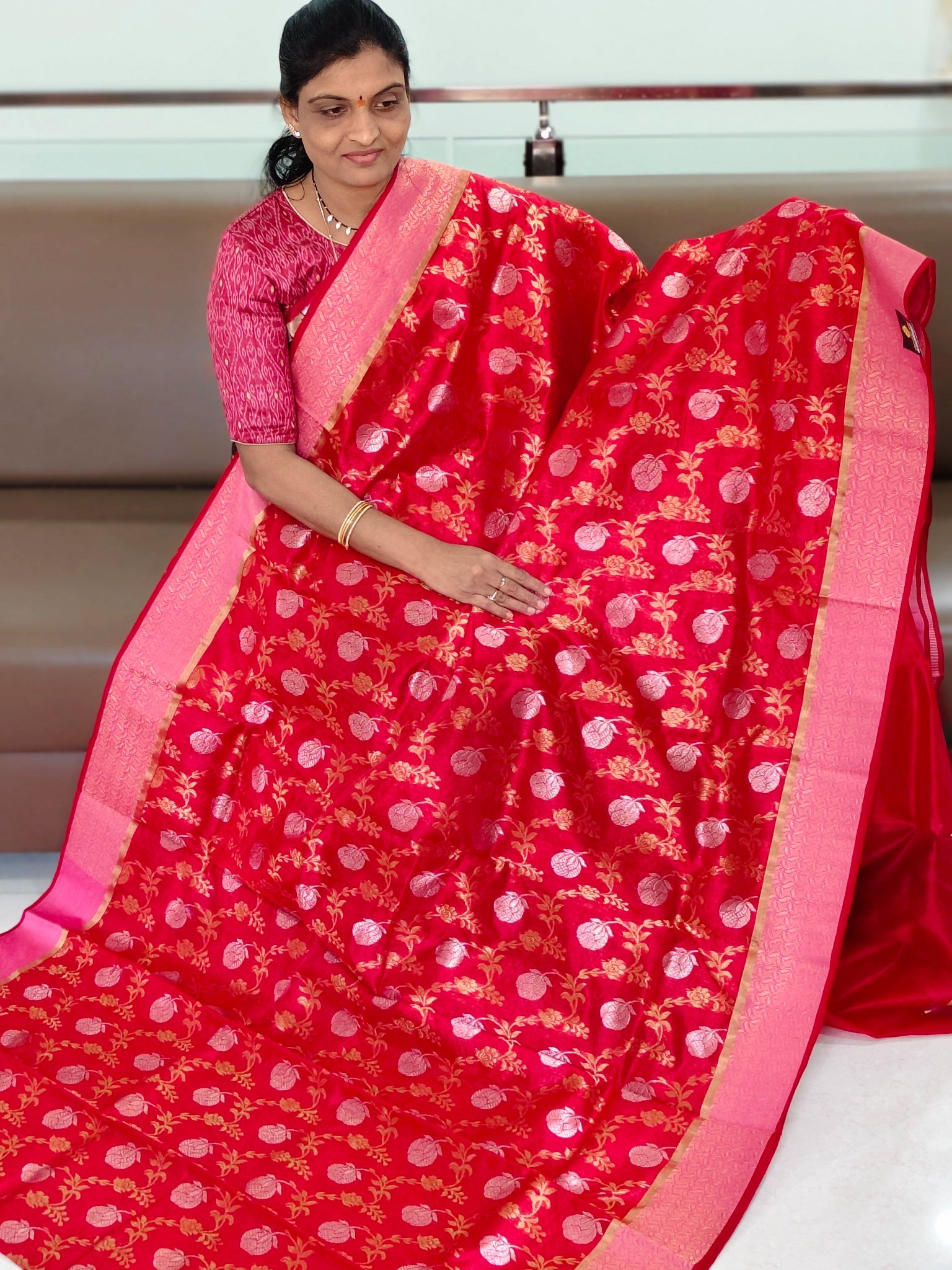 Chanderi Pattu saree