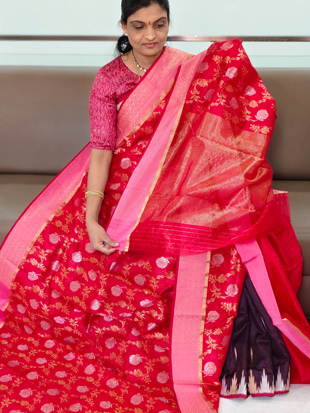 Chanderi Pattu saree