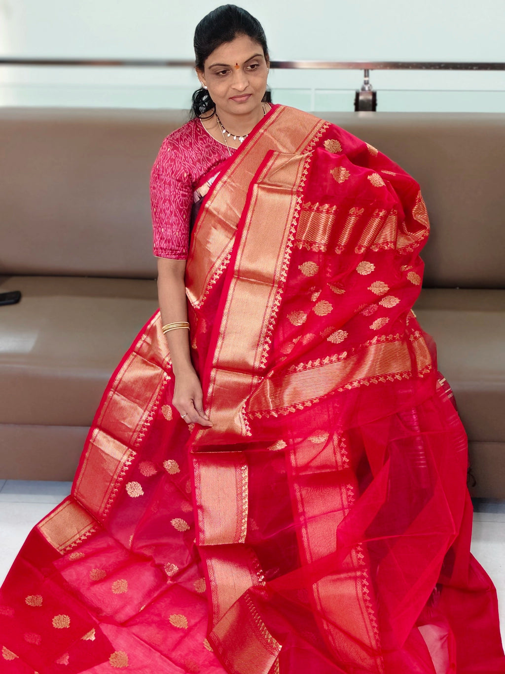 Chanderi Pattu saree