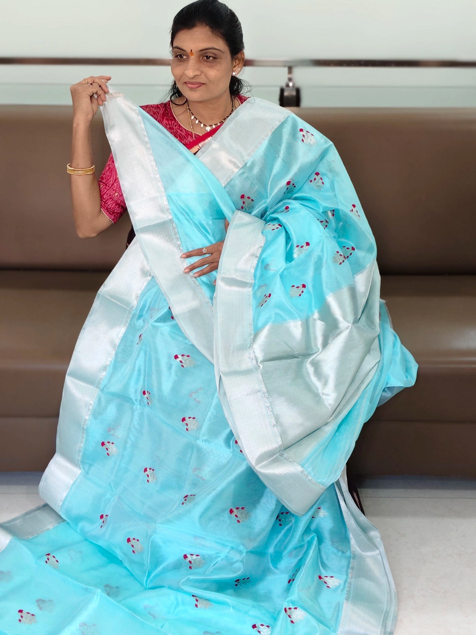 Chanderi Pattu saree