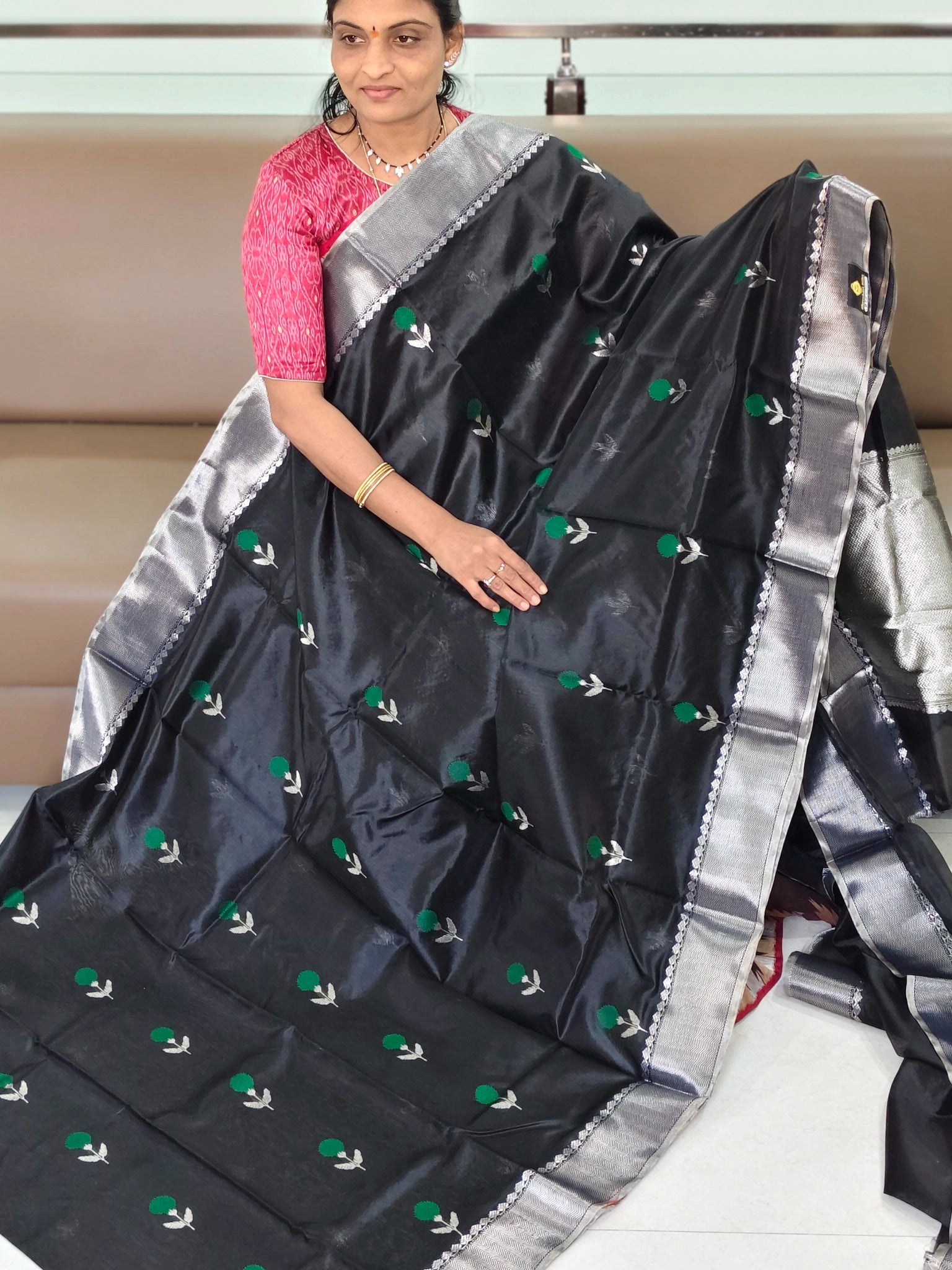 Chanderi Pattu saree