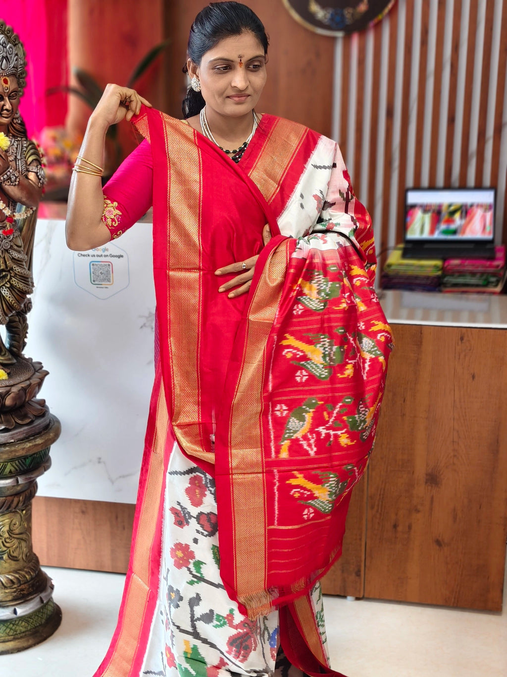 Pochampally pure Madtasu Kadiborder pattu saree