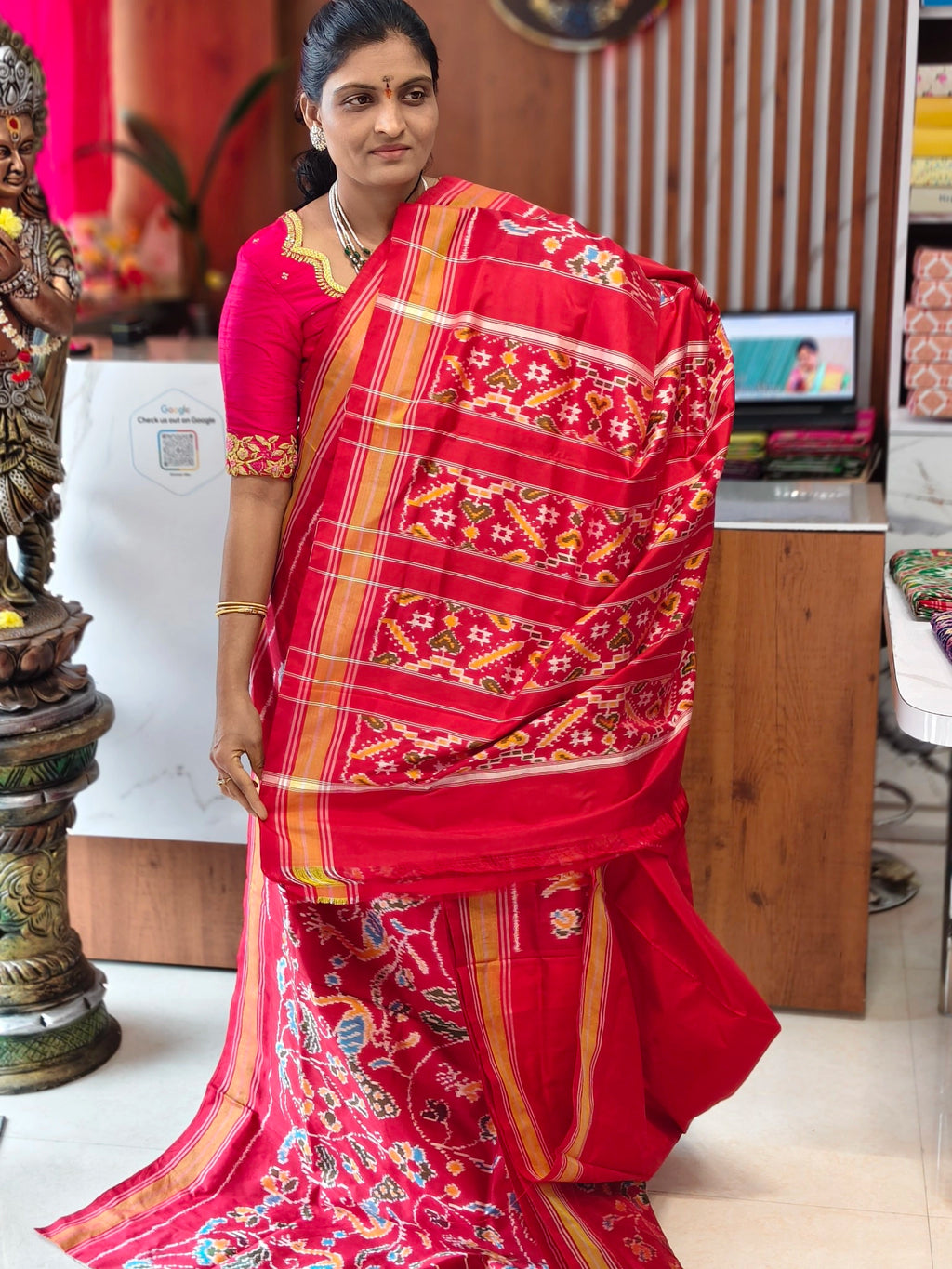 Pochampally pure Madtasu pattu saree
