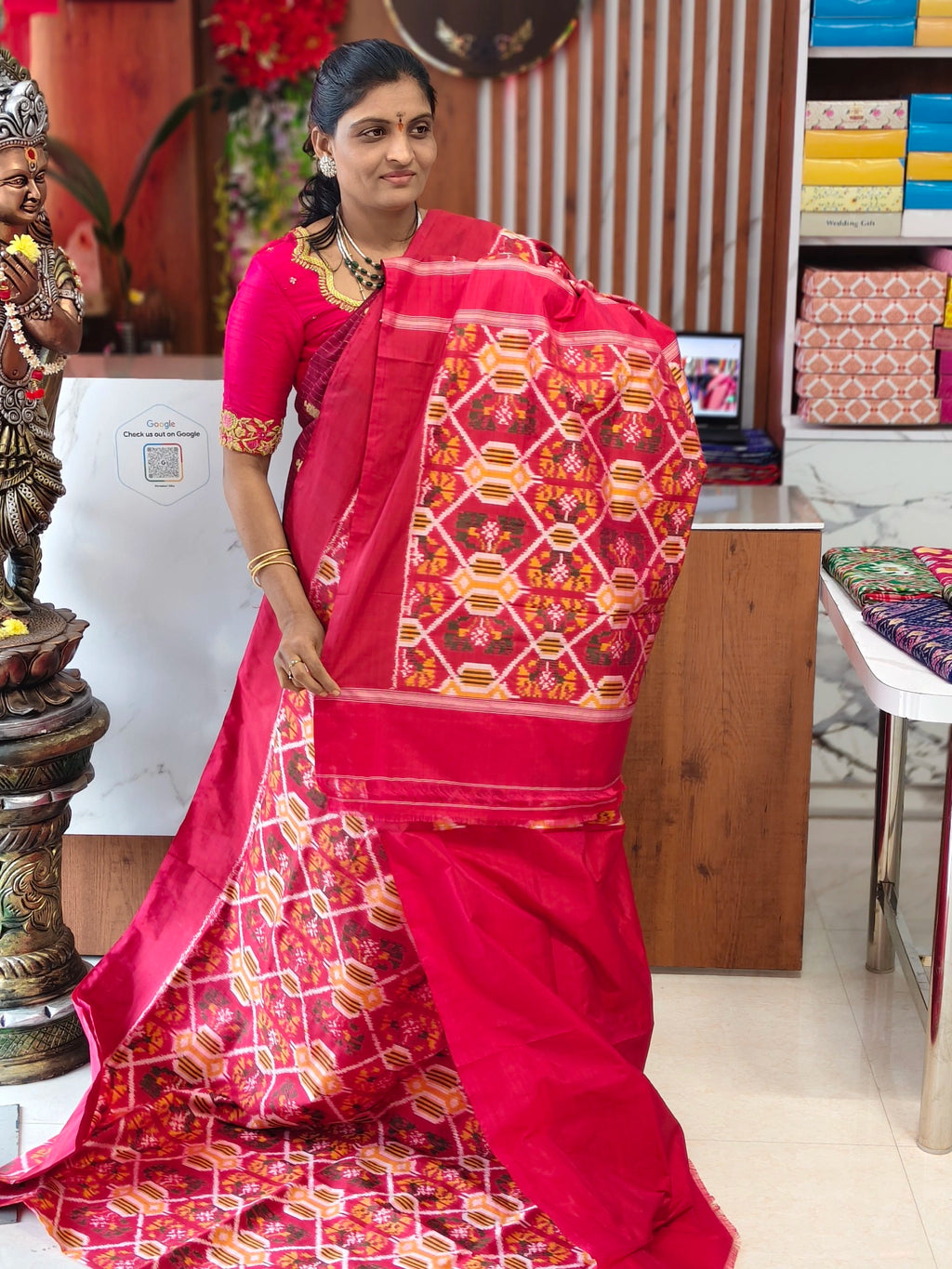 Pochampally pure Madtasu Narikunji pattu saree