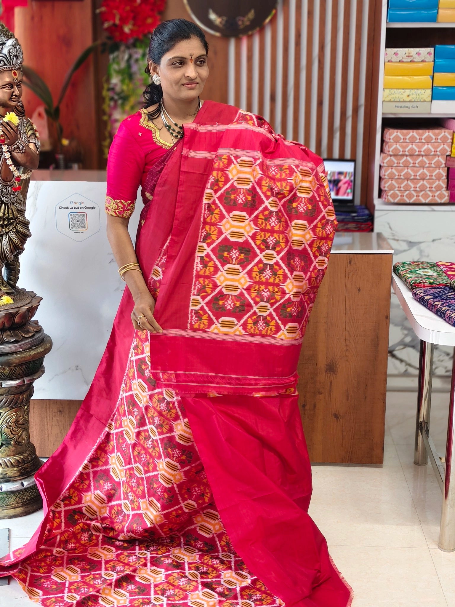 Pochampally pure Madtasu Narikunji pattu saree