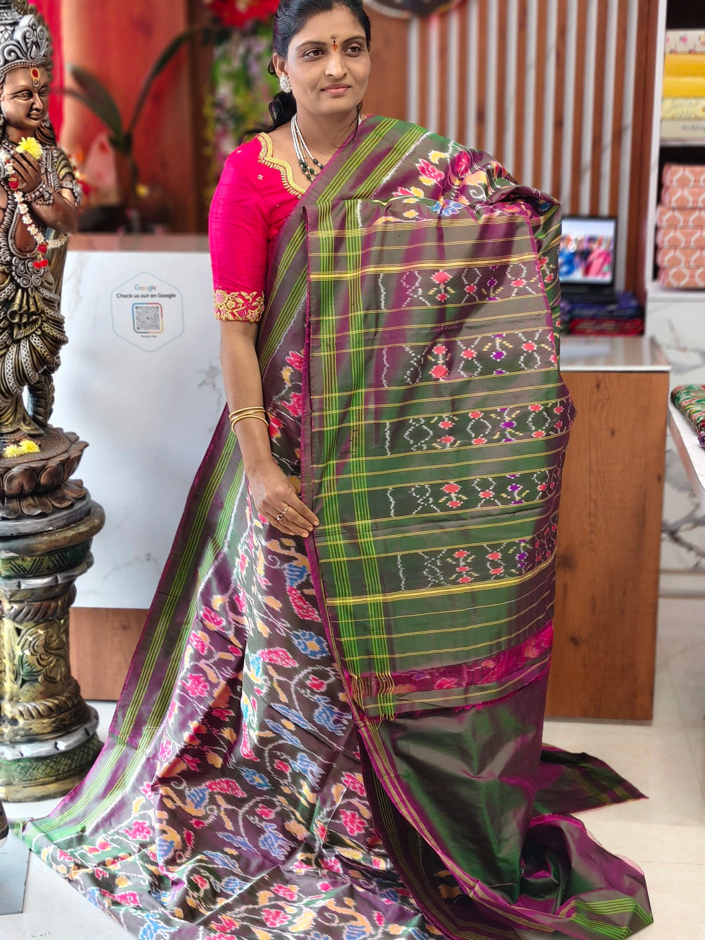 Pochampally pure Madtasu  pattu saree