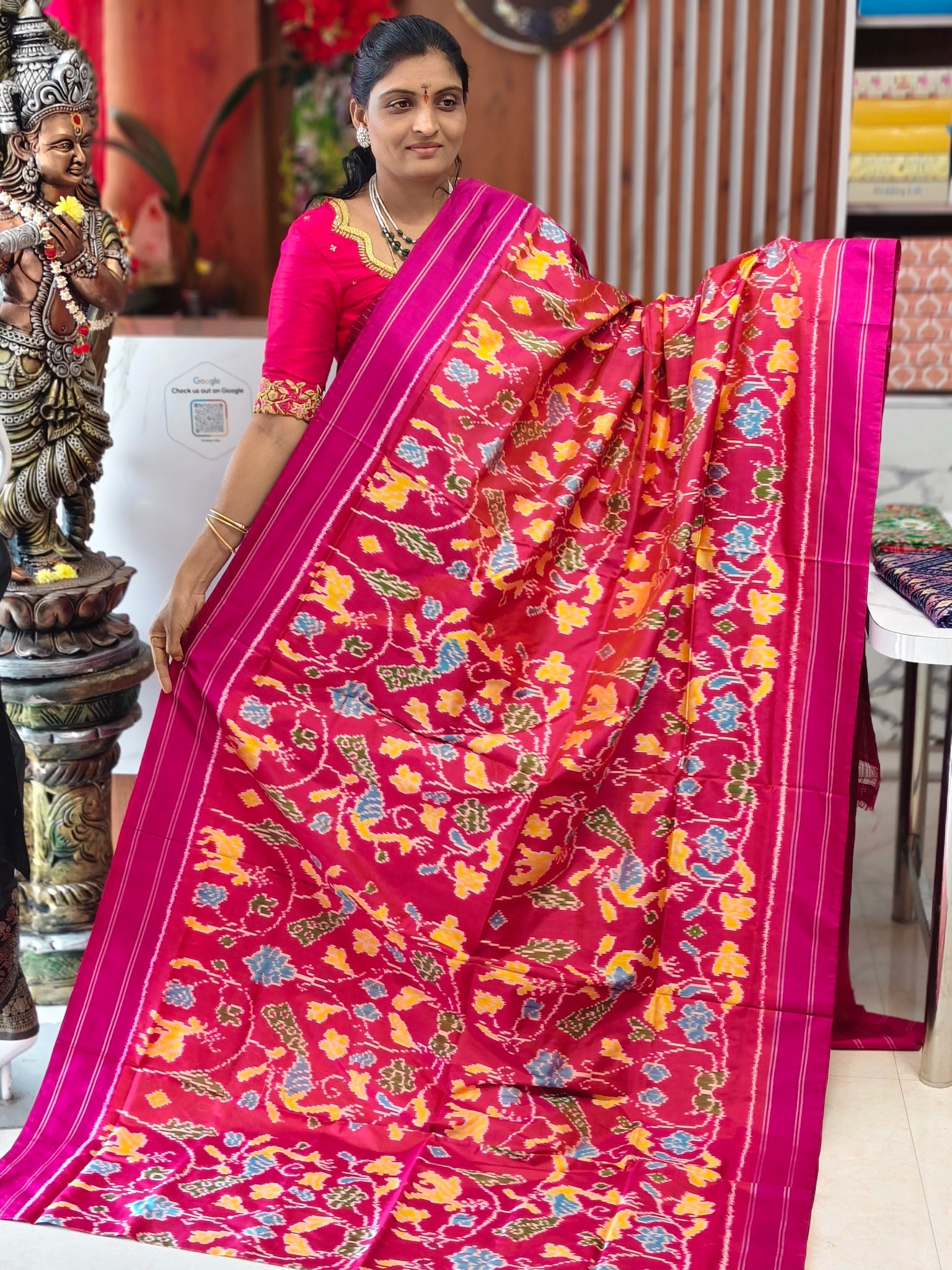 Pochampally pure Madtasu pattu saree