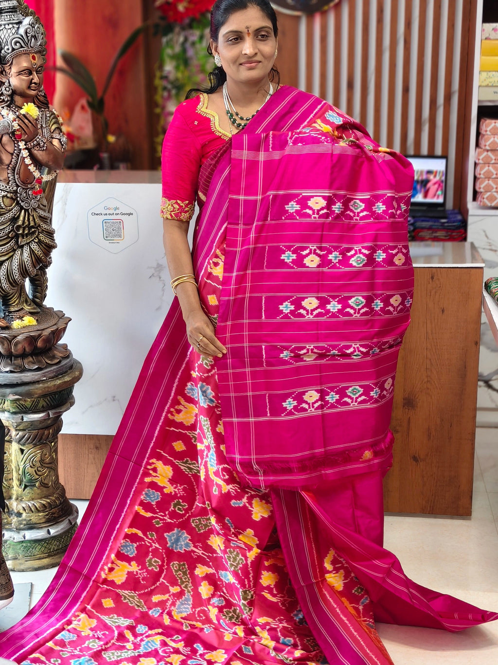 Pochampally pure Madtasu pattu saree