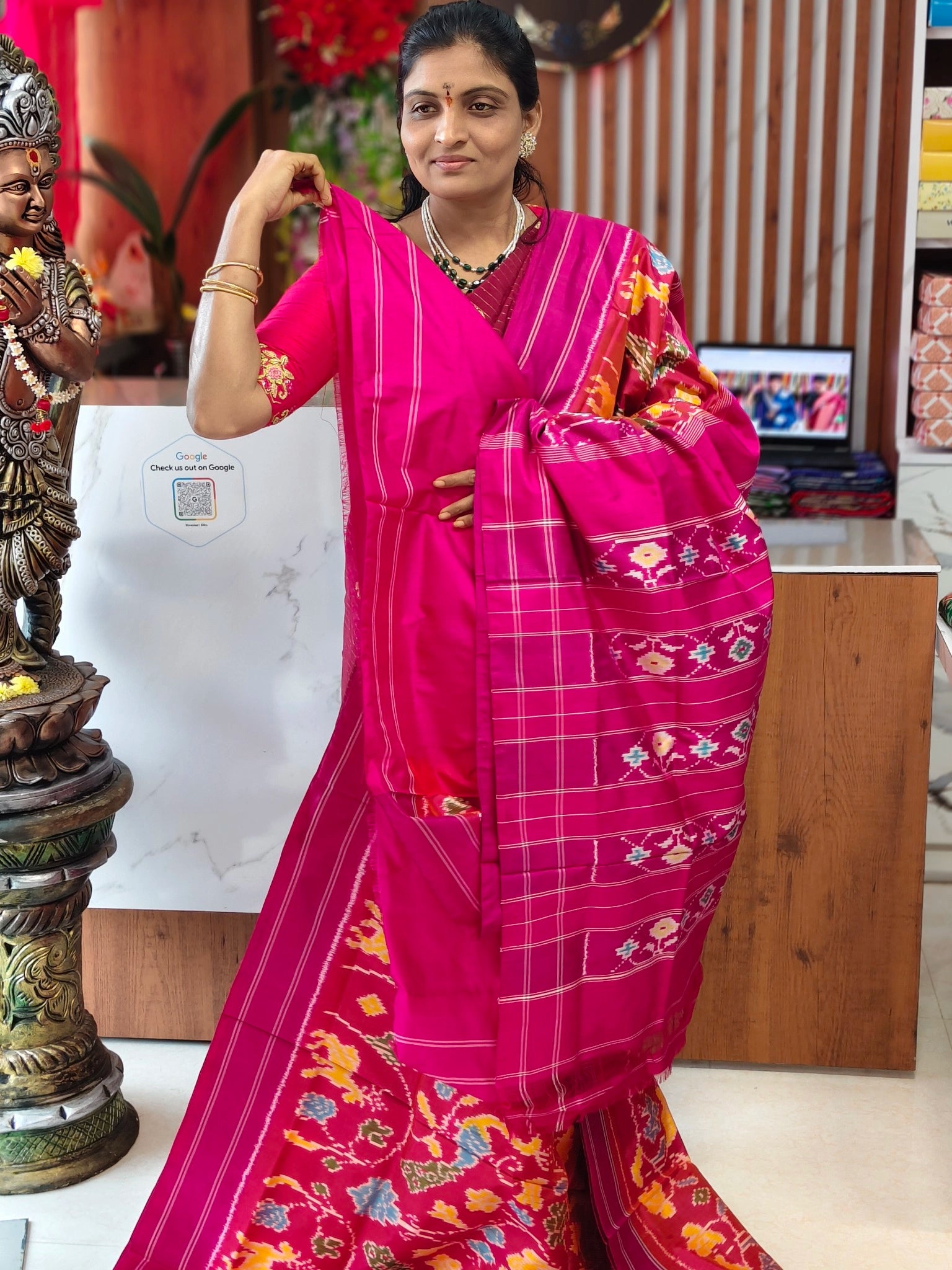 Pochampally pure Madtasu pattu saree