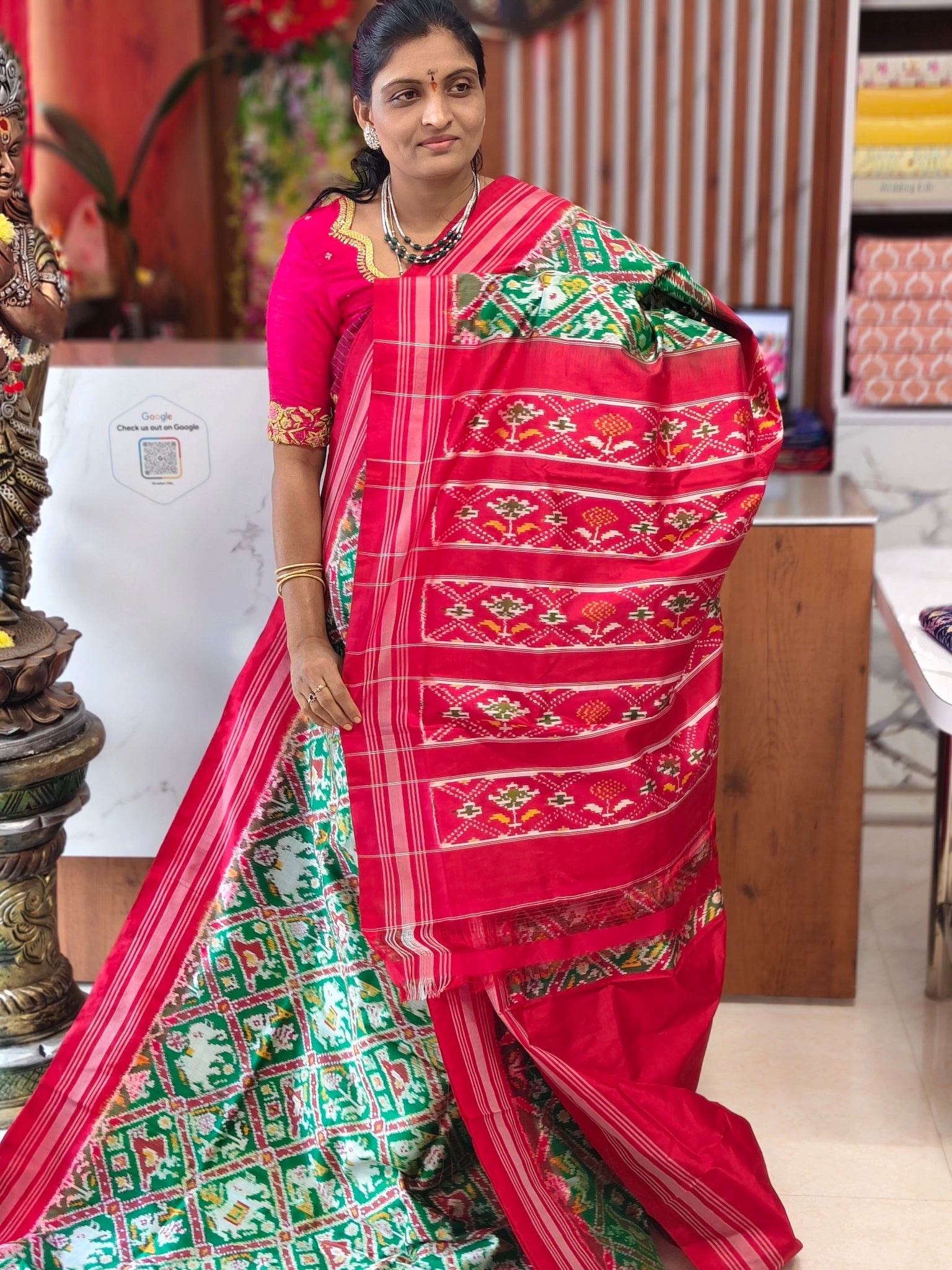 Pochampally pure Madtasu Narikunji pattu saree
