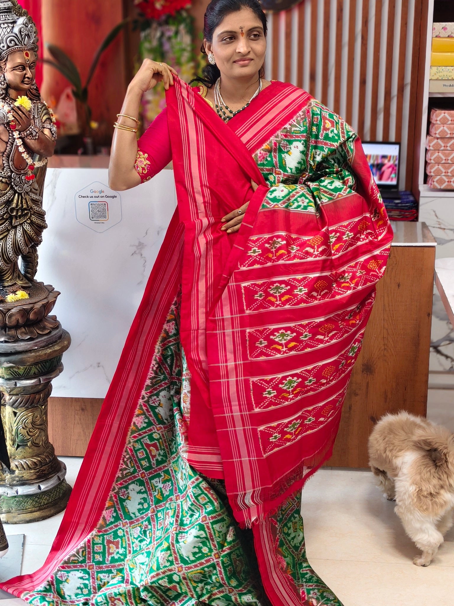 Pochampally pure Madtasu Narikunji pattu saree