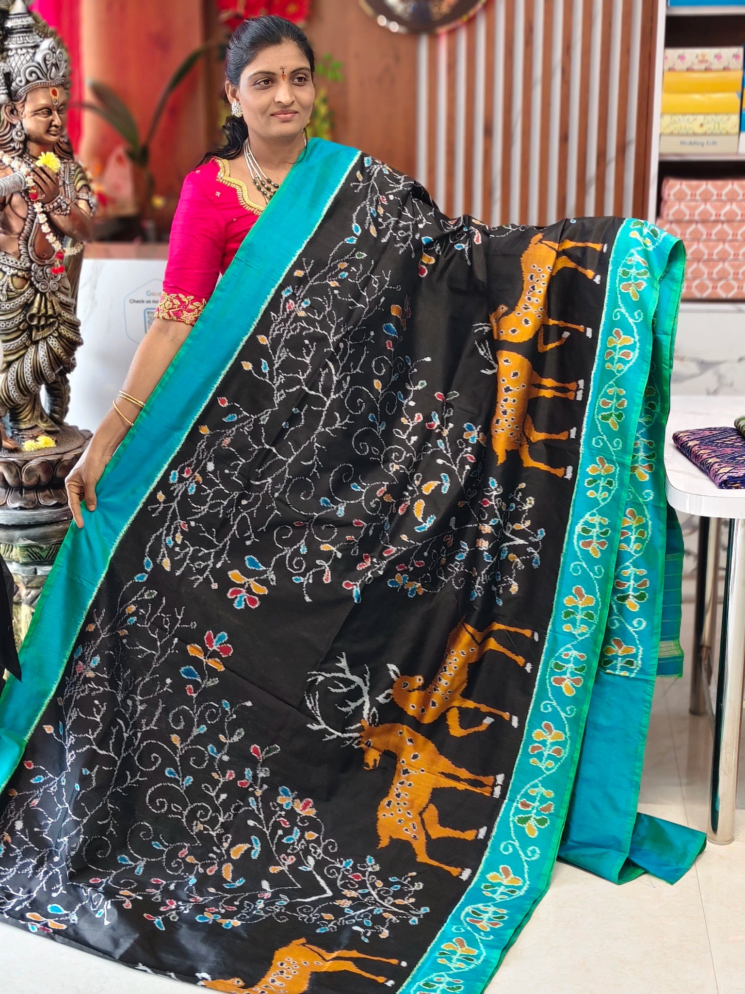 Pochampally spacial pure Madtasu pattu design saree