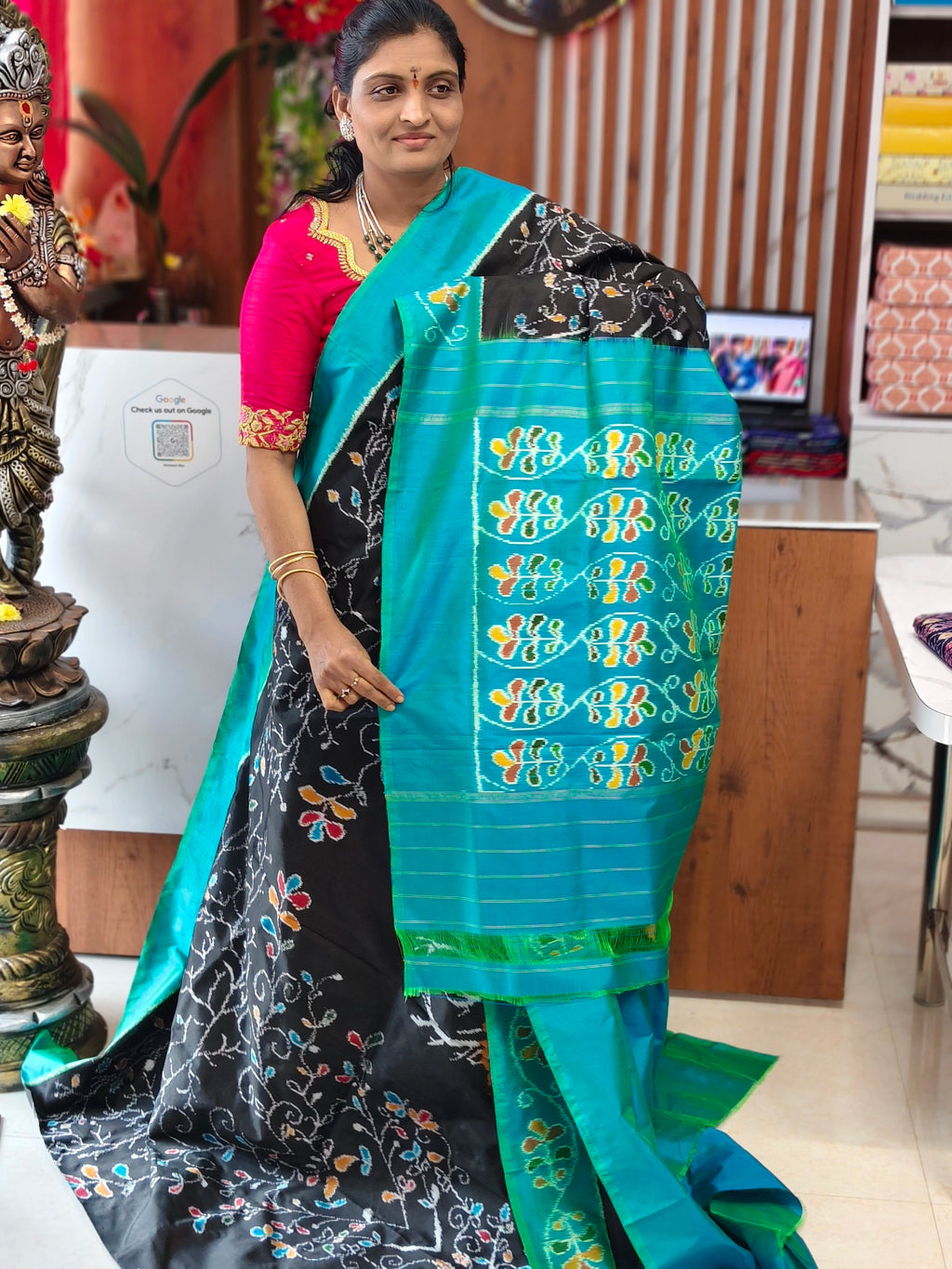 Pochampally spacial pure Madtasu pattu design saree