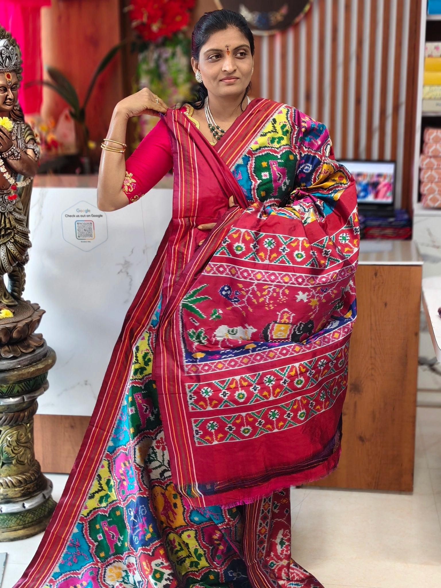 Pochampally spacial pure Madtasu pattu design saree