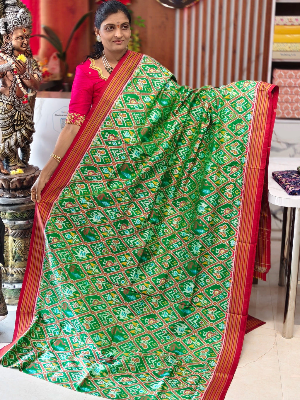 Pochampally pure Madtasu pattu saree