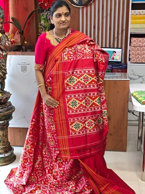 Pochampally pure Combodian pattu saree