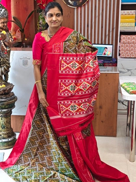 Pochampally pure Combodian pattu saree