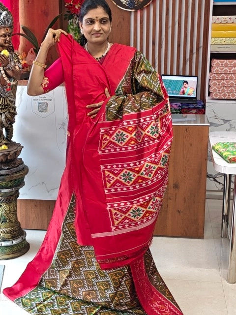 Pochampally pure Combodian pattu saree