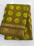 Bridal chiffon saree