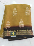 Georgette chinon saree
