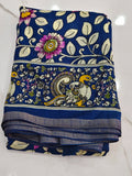 Chinon kalamkari saree