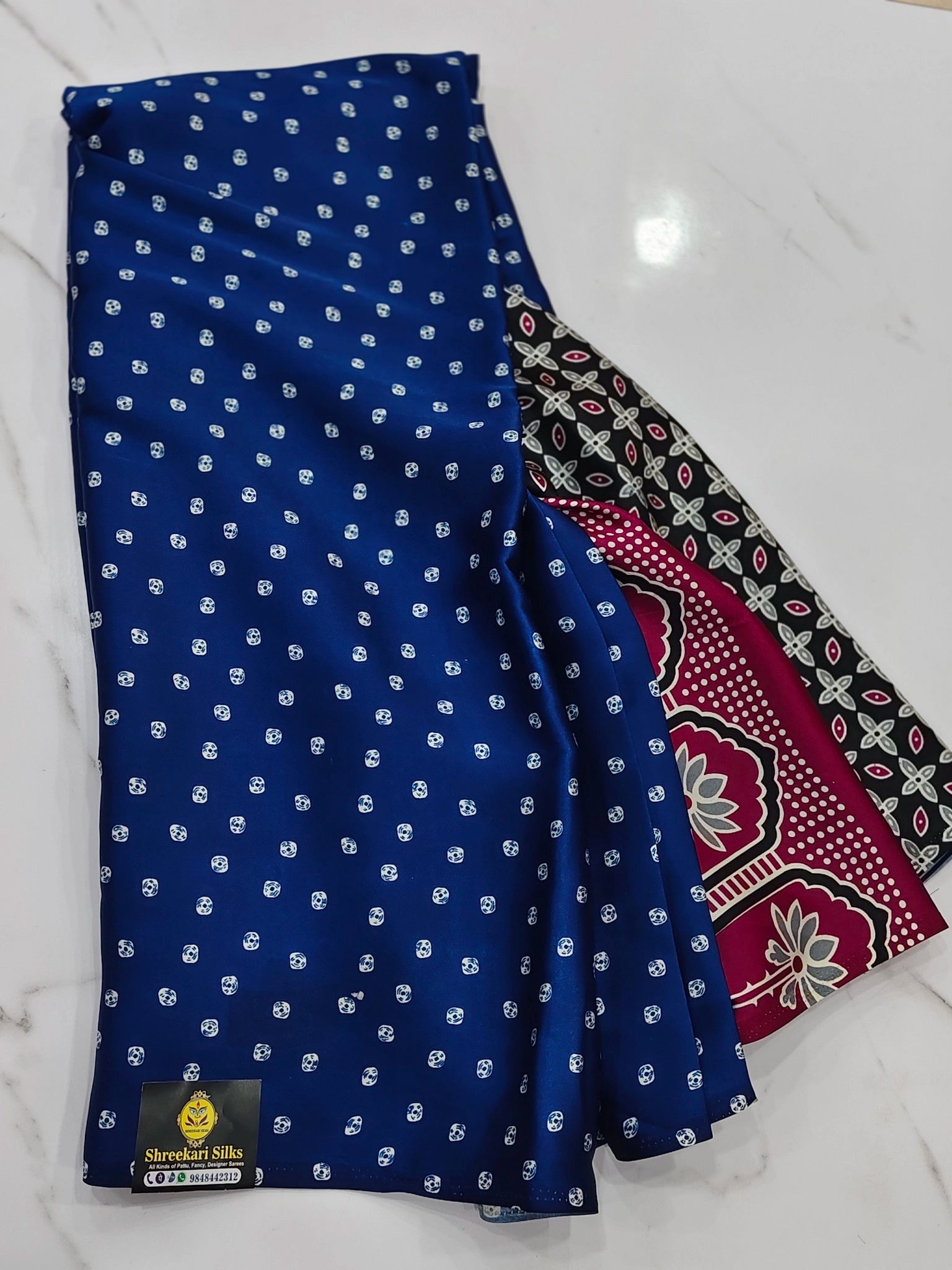 Crape Bandini sarees
